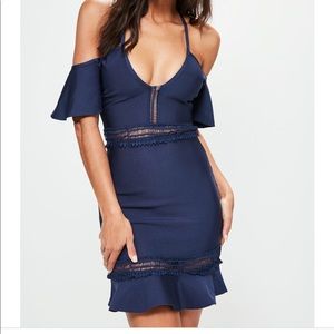 Beautiful Blue Bardot dress